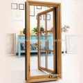 USA NAMI/AAMA/SDA/WDMA Certified SGCC Tempered Glass Window Price Of Wood Aluminium Casement Window